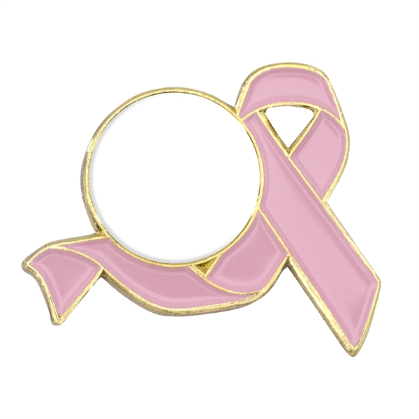1" die struck awareness ribbon lapel pin in assorted colors with... from ASI 52263 EMT