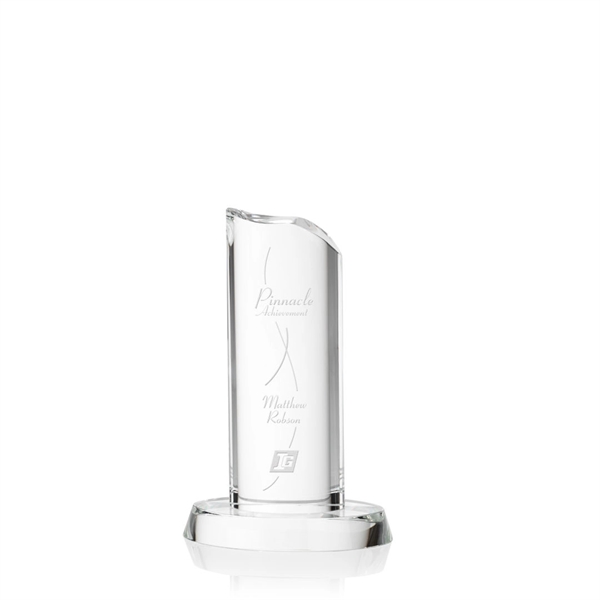 Tall optical clear crystal tower award.... from ASI 84592 St Regis Group / St Regis