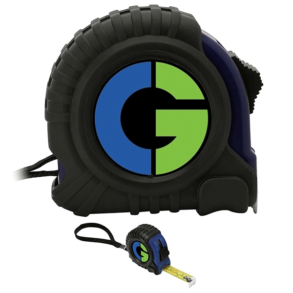 1.44" x 2.5" x 2.5" 12 foot tape measure with metal... from ASI 67866 Logomark/Valumark