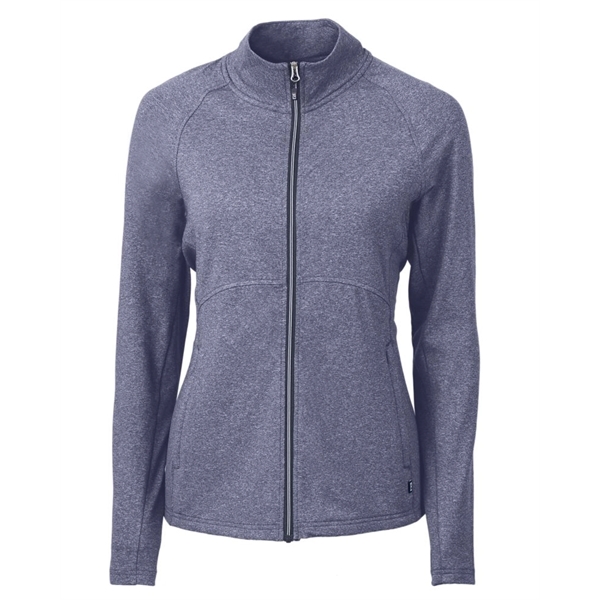 Women's jacket with a full-zip, wind resistance, raglan sleeves, pockets, and... from ASI 47965 Cutter & Buck