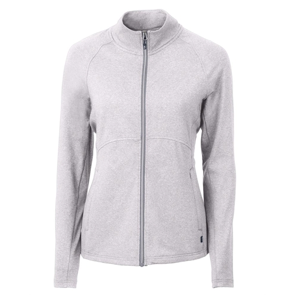 Women's jacket with a full-zip, wind resistance, raglan sleeves, pockets, and... from ASI 47965 Cutter & Buck