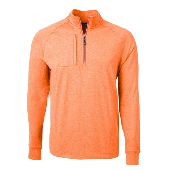 Men's sweatshirt with a quarter-zip, zipper, raglan sleeves, and locker loop.... from ASI 47965 Cutter & Buck