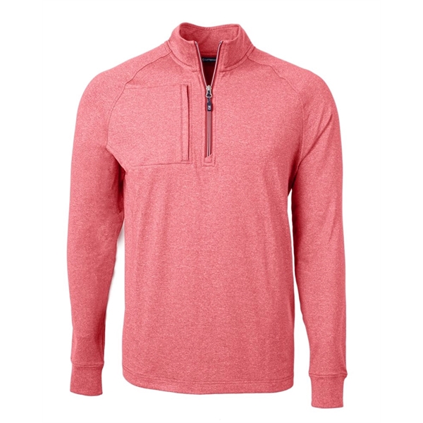Men's sweatshirt with a quarter-zip, zipper, raglan sleeves, and locker loop.... from ASI 47965 Cutter & Buck