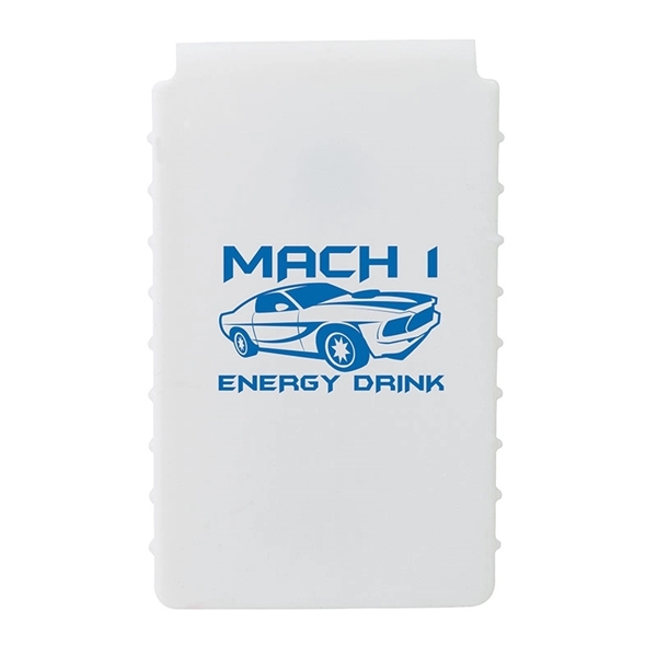 0.5" x 4" x 2.38" silicone business card case with thumb... from ASI 67866 Logomark/Valumark / Valumark™