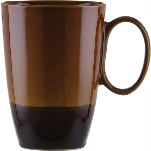 17 oz. ceramic mug with handle and elegantly shaped body.... from ASI 71920 Moderne Glass Company Inc / Glass America®