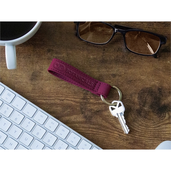 Pantone Matched, Real Leather Key Ring... from ASI 45657 Pop! Promos