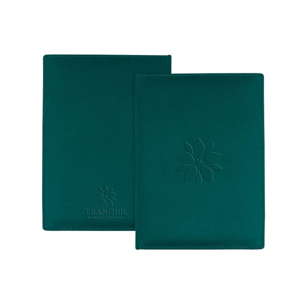 Pantone Matched, Real Leather Notebook... from ASI 45657 Pop! Promos
