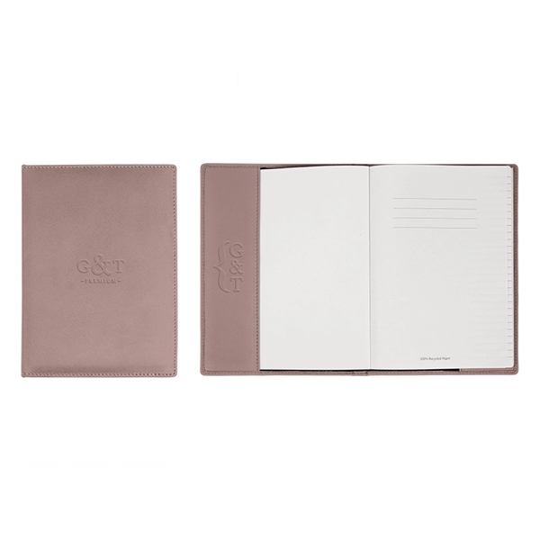 Pantone Matched, Real Leather Notebook... from ASI 45657 Pop! Promos