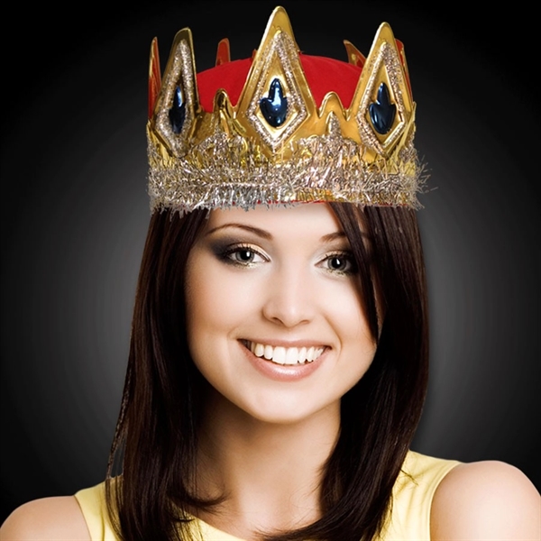 One-size-fits-most queen's crown costume piece.... from ASI 42016 Brighter Promotions Inc