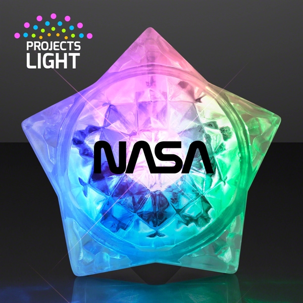Light Up Crystal Star LED Ring; Blank and Imprinted pricing... from ASI 34194 ALightPromos