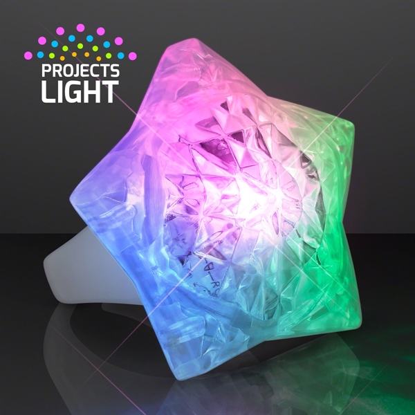 Light Up Crystal Star LED Ring; Blank and Imprinted pricing... from ASI 34194 ALightPromos
