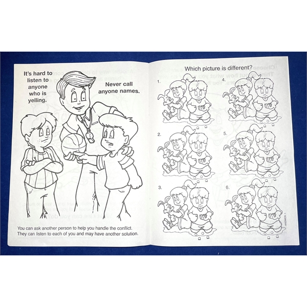 How to Handle Stress and Conflict coloring and activity book.... from ASI 45815 Coloring Book Solutions