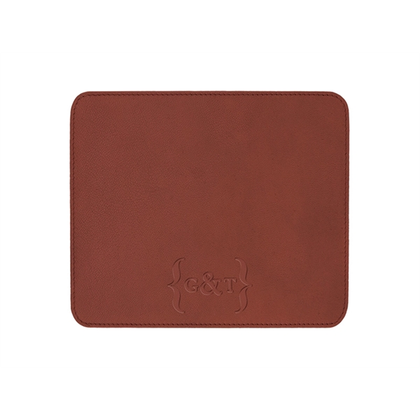 Pantone Matched, Real Leather Mouse Pad... from ASI 45657 Pop! Promos