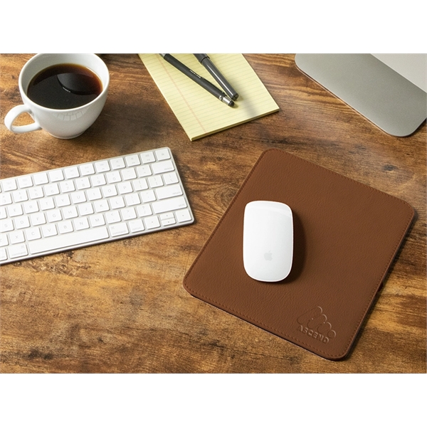 Pantone Matched, Real Leather Mouse Pad... from ASI 45657 Pop! Promos