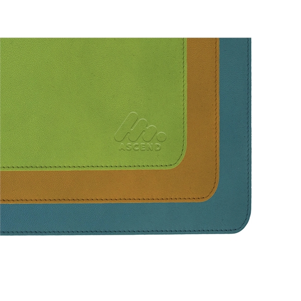 Pantone Matched, Real Leather Mouse Pad... from ASI 45657 Pop! Promos