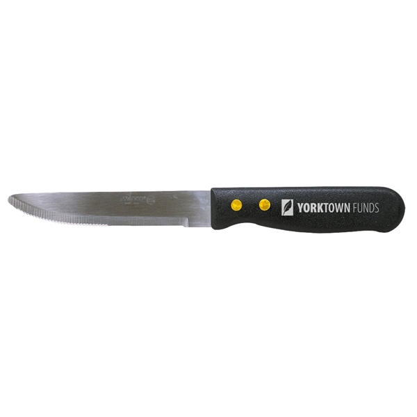 9" steak knife with a black handle.... from ASI 38120 Ball Pro / Diversified Quality Kitchenware