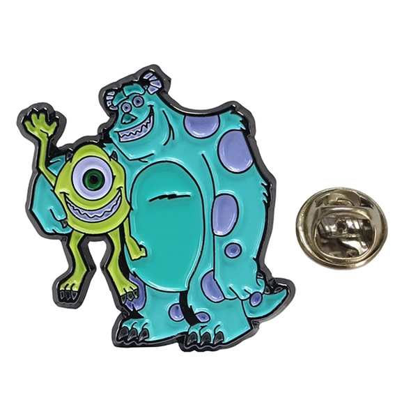 Monster shaped lapel pin plus standard shipping to 1 continental US... from ASI 37218 Athena Promo (tm)
