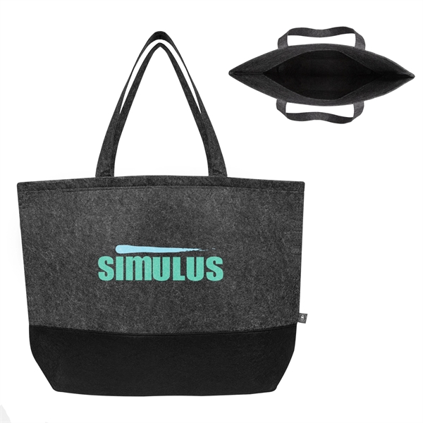Roosevelt rPET felt handled tote bag.... from ASI 61125 Hit Promotional Products / Hit®