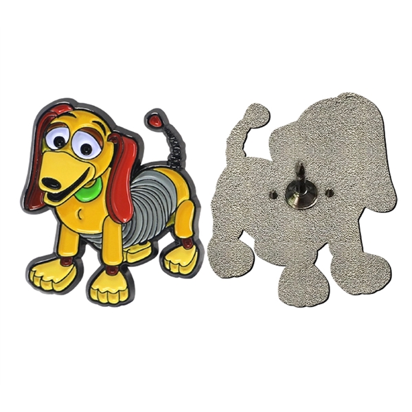 Dog shaped badge lapel pin plus standard shipping to 1 continental... from ASI 37218 Athena Promo (tm)