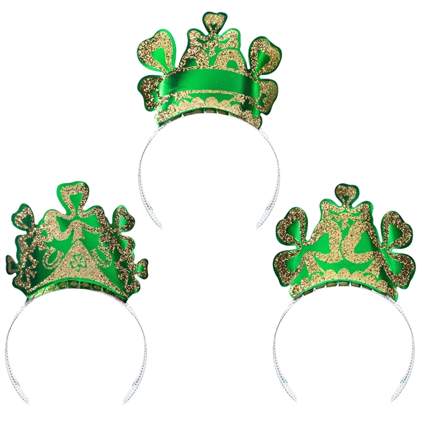 St. Patrick's Day party kit with 25 Irish Derby hats, 25... from ASI 42016 Brighter Promotions Inc