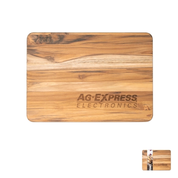 Eco-friendly teak wood cutting board.... from ASI 98360 WOWLine / WOWLine®