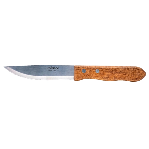 9" steak knife that features a brown handle.... from ASI 38120 Ball Pro / Diversified Quality Kitchenware