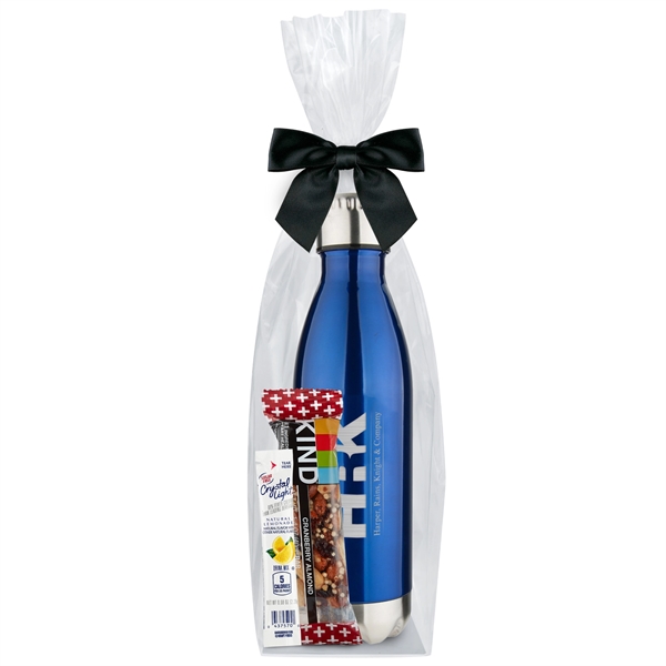 17 oz. Water Bottle Gift Set with Crystal Light®, Lemonade, Kind®... from ASI 71685 Midnite Snax® / Promo Revolution