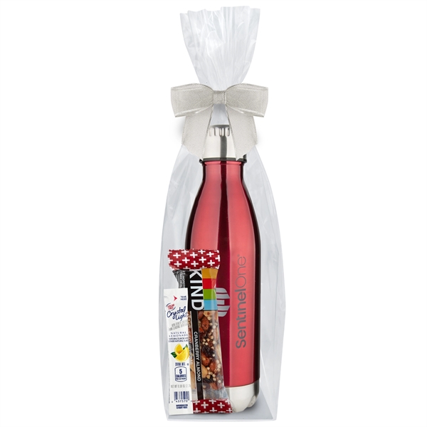 17 oz. Water Bottle Gift Set with Crystal Light®, Lemonade, Kind®... from ASI 71685 Midnite Snax® / Promo Revolution