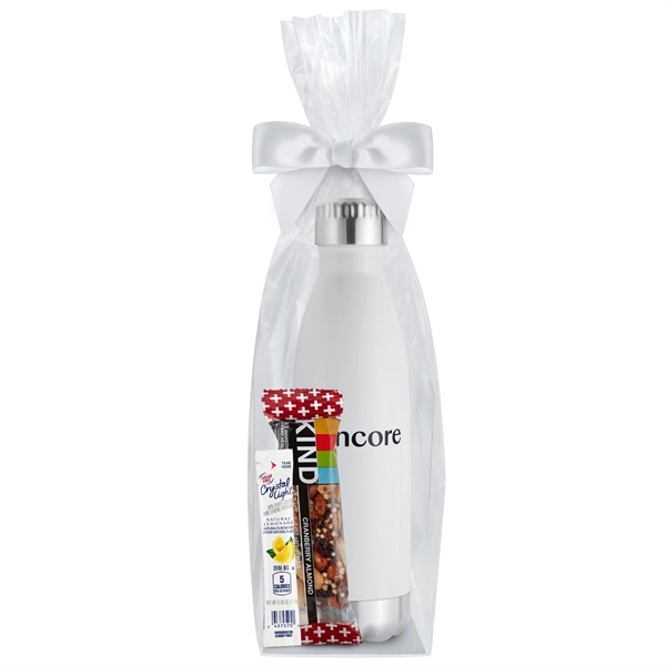 17 oz. Water Bottle Gift Set with Crystal Light®, Lemonade, Kind®... from ASI 71685 Midnite Snax® / Promo Revolution