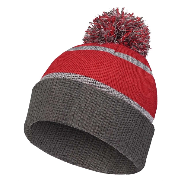 Holloway 8 1/2" Reflective Knit Beanie... from ASI 84358 S&S Activewear