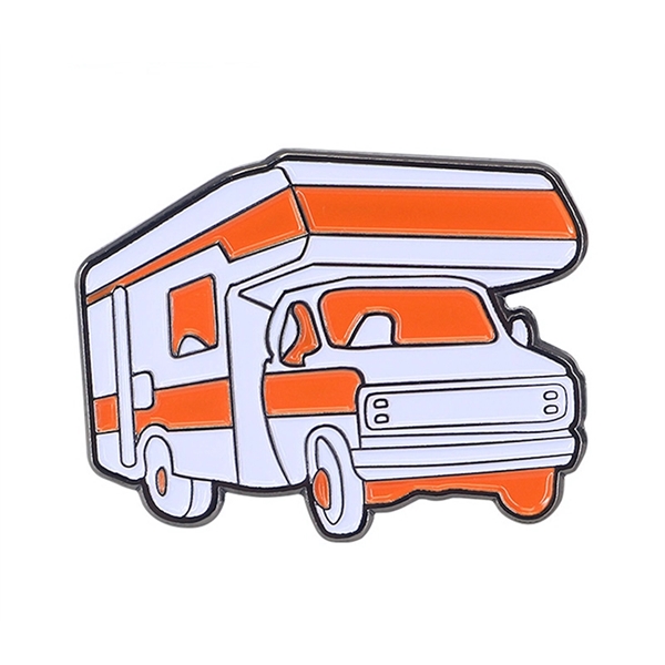 Recreational vehicle shaped badge lapel pin plus standard shipping to 1... from ASI 37218 Athena Promo (tm)