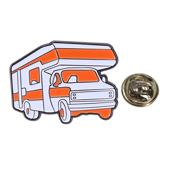 Recreational vehicle shaped badge lapel pin plus standard shipping to 1... from ASI 37218 Athena Promo (tm)