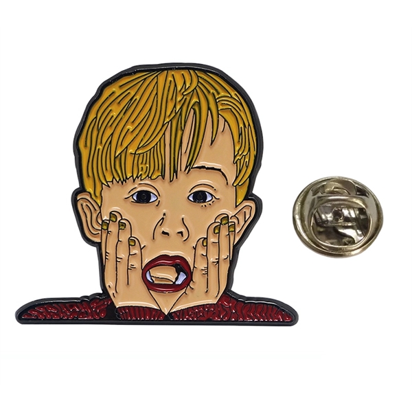 Boy face shaped badge lapel pin plus standard shipping to 1... from ASI 37218 Athena Promo (tm)