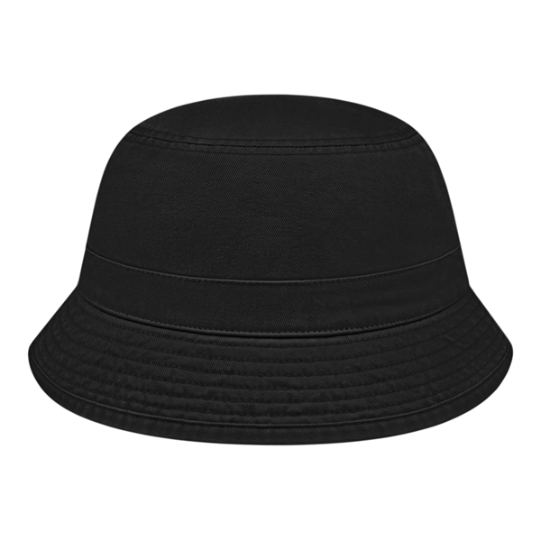 Heavy washed chino twill bucket hat available in sizes S/M &... from ASI 43792 Cap America Inc