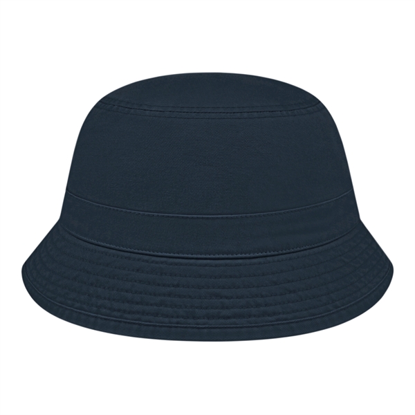 Heavy washed chino twill bucket hat available in sizes S/M &... from ASI 43792 Cap America Inc