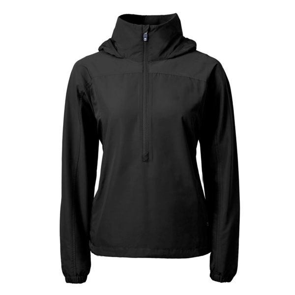 Women's anorak jacket with wind and water resistance, packable pouch, and... from ASI 47965 Cutter & Buck
