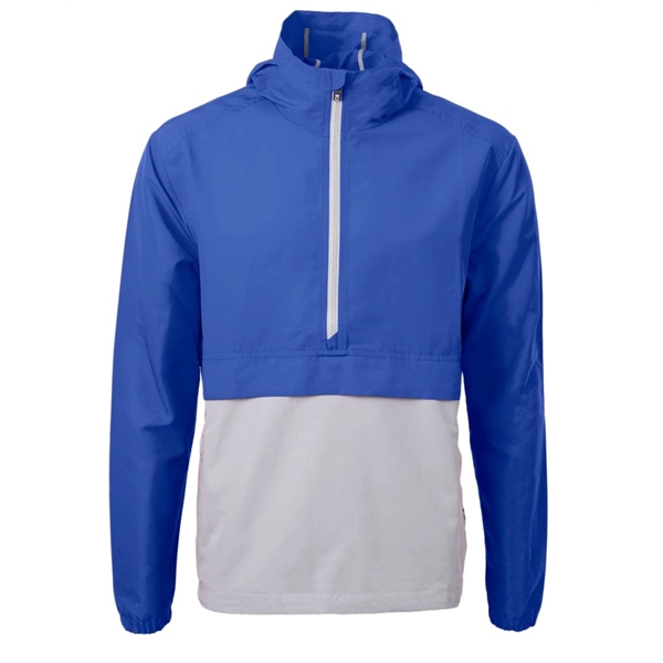 Men's anorak jacket with wind and water resistance, pouch, hood, and... from ASI 47965 Cutter & Buck