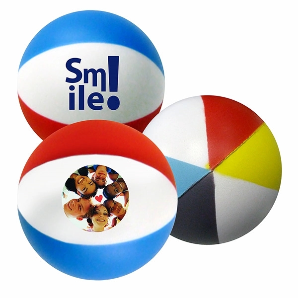 Sports ball shaped stress relievers made of foam; customization offered.... from ASI 55675 Galaxy Balloons Inc / Galactic Fun Time Line