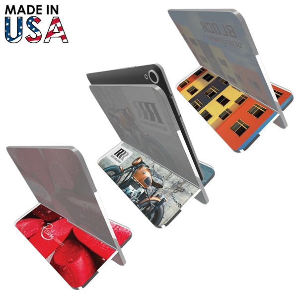 Brands stand out with this Contemporary Acrylic Tablet Stand. Its premium... from ASI 91411 Toddy Gear