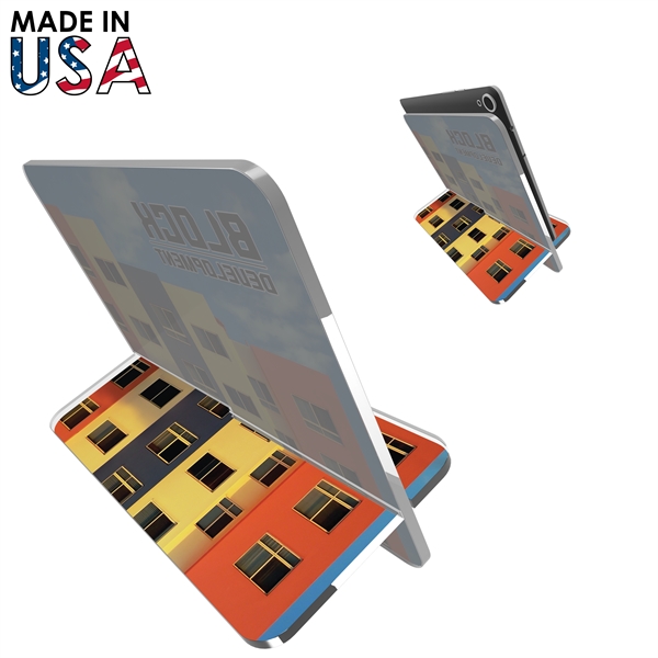 Brands stand out with this Contemporary Acrylic Tablet Stand. Its premium... from ASI 91411 Toddy Gear