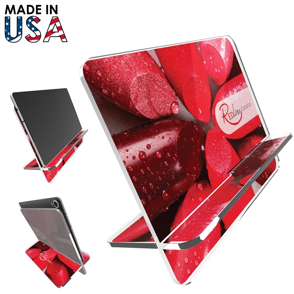 Brands stand out with this Contemporary Acrylic Tablet Stand. Its premium... from ASI 91411 Toddy Gear