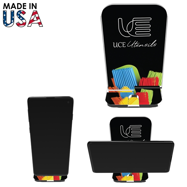 Brands stand out with this USA Made Contemporary Acrylic Smartphone Stand.... from ASI 91411 Toddy Gear