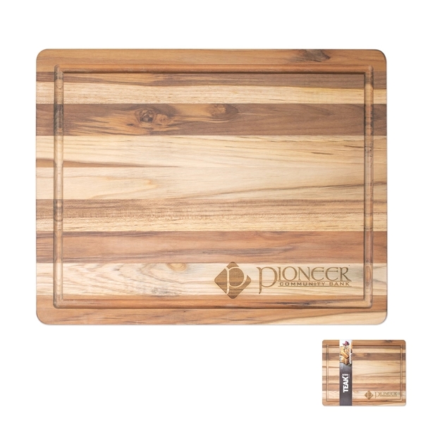 Eco-friendly teak wood cutting board.... from ASI 98360 WOWLine / WOWLine®