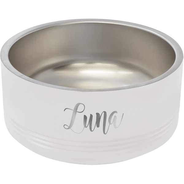 Polar Camel Pet Bowl 32 oz made of Stainless Steel, Sturdy... from ASI 72657 Active Life Promo / Apres Ski Active Life