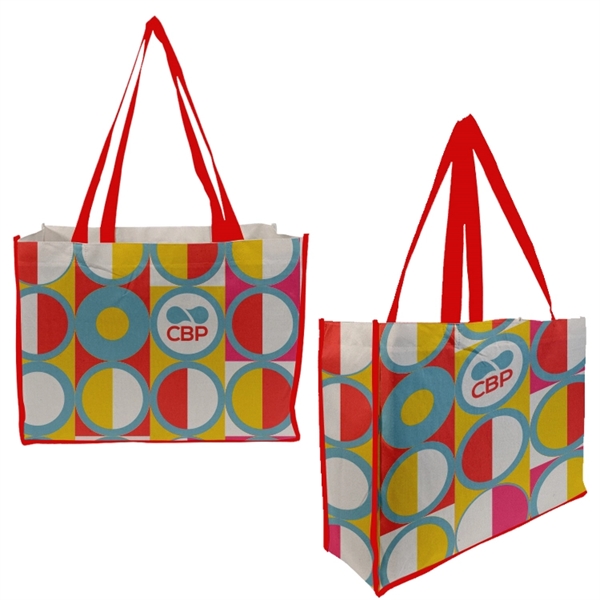 The bag is made of 5oz cotton material, and features handles... from ASI 67557 LimeLight Ent
