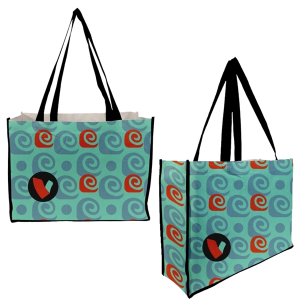 The bag is made of 5oz cotton material, and features handles... from ASI 67557 LimeLight Ent