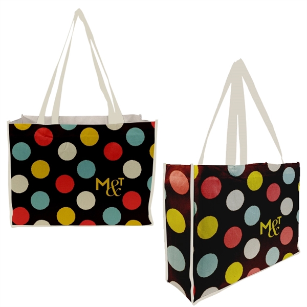 The bag is made of 5oz cotton material, and features handles... from ASI 67557 LimeLight Ent