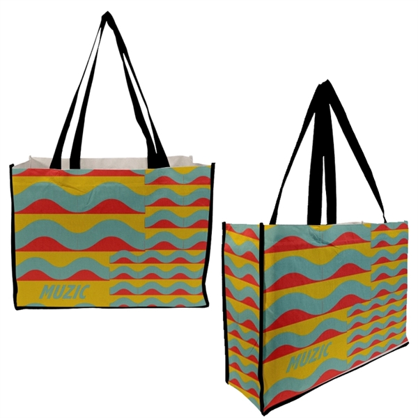 The bag is made of 5oz cotton material, and features handles... from ASI 67557 LimeLight Ent