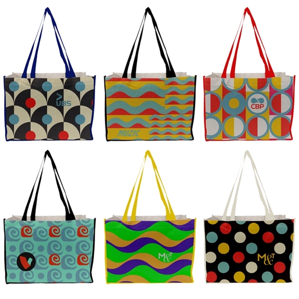The bag is made of 5oz cotton material, and features handles... from ASI 67557 LimeLight Ent