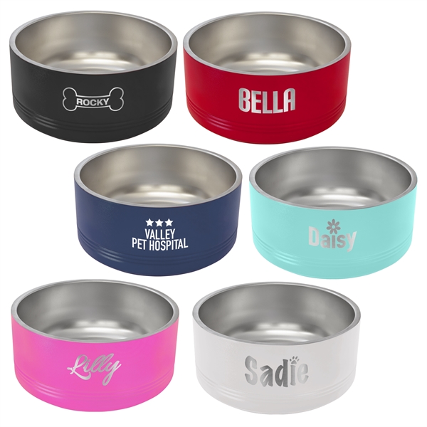 Polar Camel Pet Bowl 32 oz made of Stainless Steel, Sturdy... from ASI 72657 Active Life Promo / Apres Ski Active Life